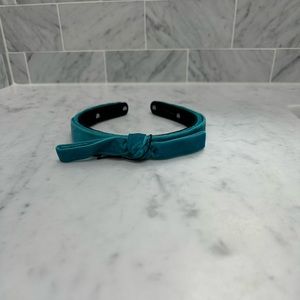 Lele Sadoughi Bardot slim headband in teal